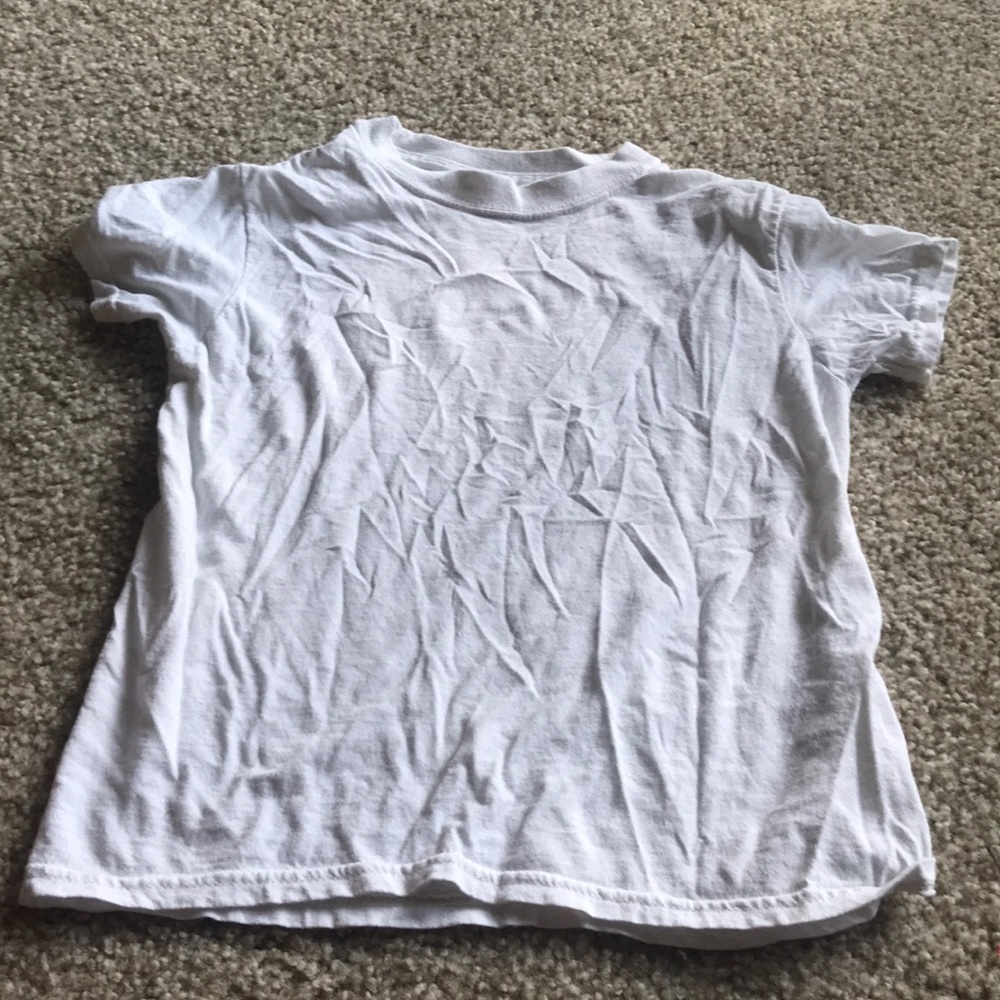Plan white t shirt